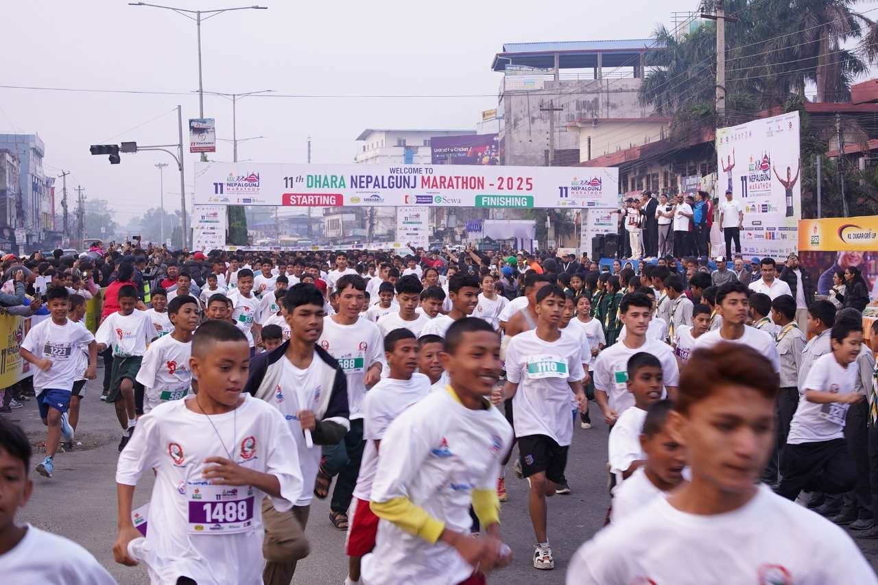Khadak and Purnalakshmi Win 11th Dhara Nepalgunj Marathon Titles, Angels School Secures Nepalgunj Trophy